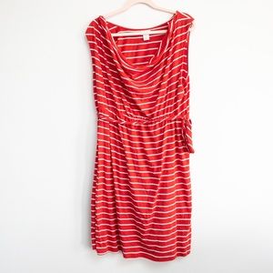 Slouch Neck Maternity Dress